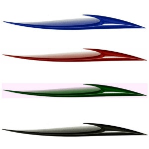 2 RV Trailer Truck Boat Accent Stripe Decals Graphics Color Choice