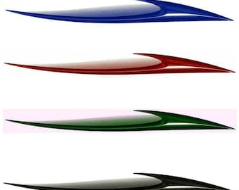 2 RV Trailer Truck Boat Accent Stripe Decals Graphics Color Choice