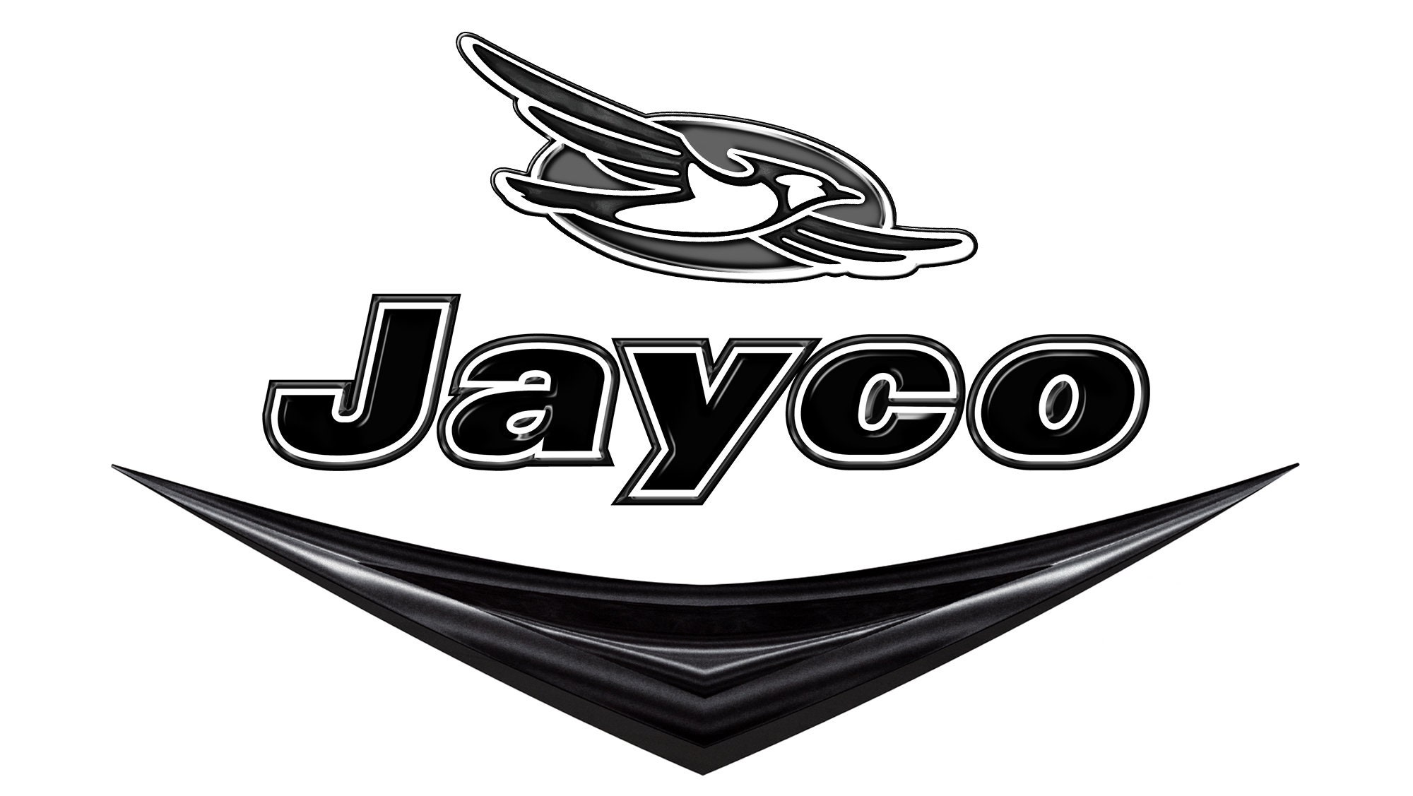 3 RV Trailer Camper Jayco Logo Front Caps Decals Graphics -2756-2