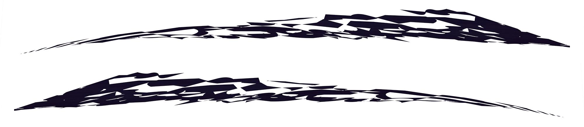 2 RV Camper Forest River V-Cross Decals Graphics-3051