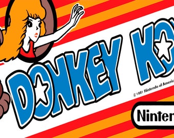 Donkey Kong a classic arcade game made by Nintendo Stock Photo Donkey Kong a classic arcade game made by Nintendo Stock Photo