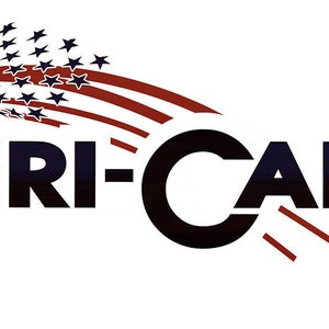 May include: A logo for Ameri-Camp, a summer camp, with a red, white, and blue American flag design. The logo features a stylized American flag with stars and stripes, and the text "Ameri-Camp" in black.