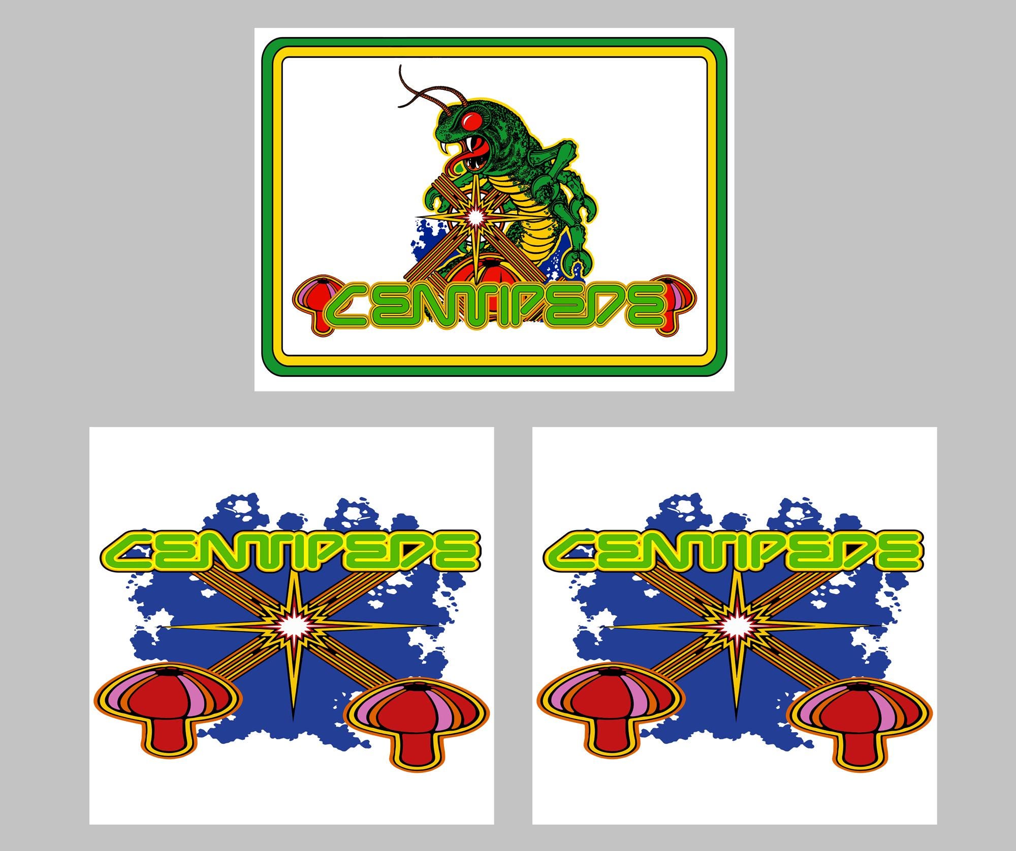 Arcade1up Riser Stickers Centipede Arcade 1up Cabinet SE Riser Graphics Decals Stickers - Etsy