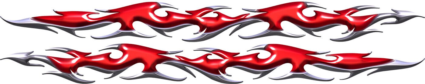 Orafol Orange Vinyl Decal Stripes – 2-Pack, Side Graphics For Car Truck Trailer