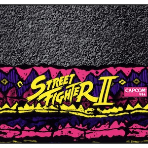 Street Fighter 2 Arcade Control Panel Overlay