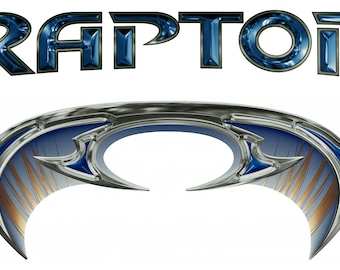 2 RV Trailer Keystone Raptor Front Cap Decals Graphics Logo-1221-3