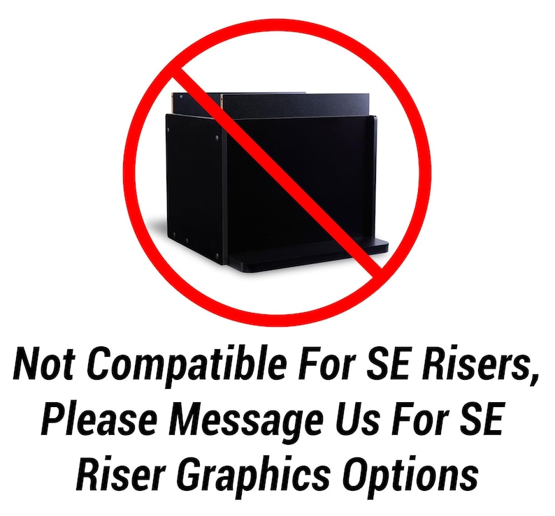 Arcade1up Riser Stickers Custom Arcade 1up Cabinet Riser Graphics Decals Stickers - Etsy