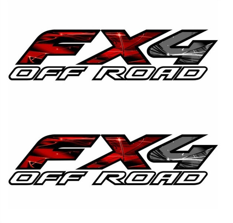 Pair 4x4 Ford FX4 Off Road Bed Decals Stickers Etsy