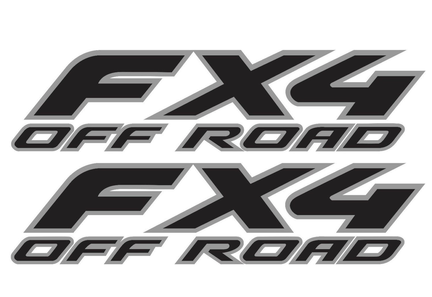 Pair 4x4 FX4 Bed Decals Stickers Ford TruckT4 Etsy