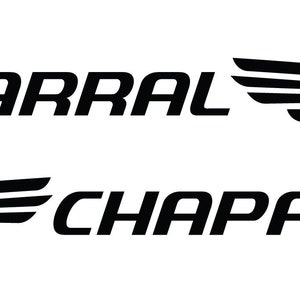 2 Chaparral Boat Trailer Logo Graphics Decals - 45-2