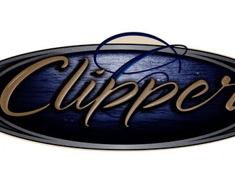 1 RV Trailer Camper Coachmen Clipper Logo Decal Graphic - 2240