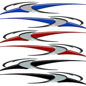 2 RV Trailer Truck Boat Accent Stripe Decals Graphics 32&quot; x 5&quot; Color Choice