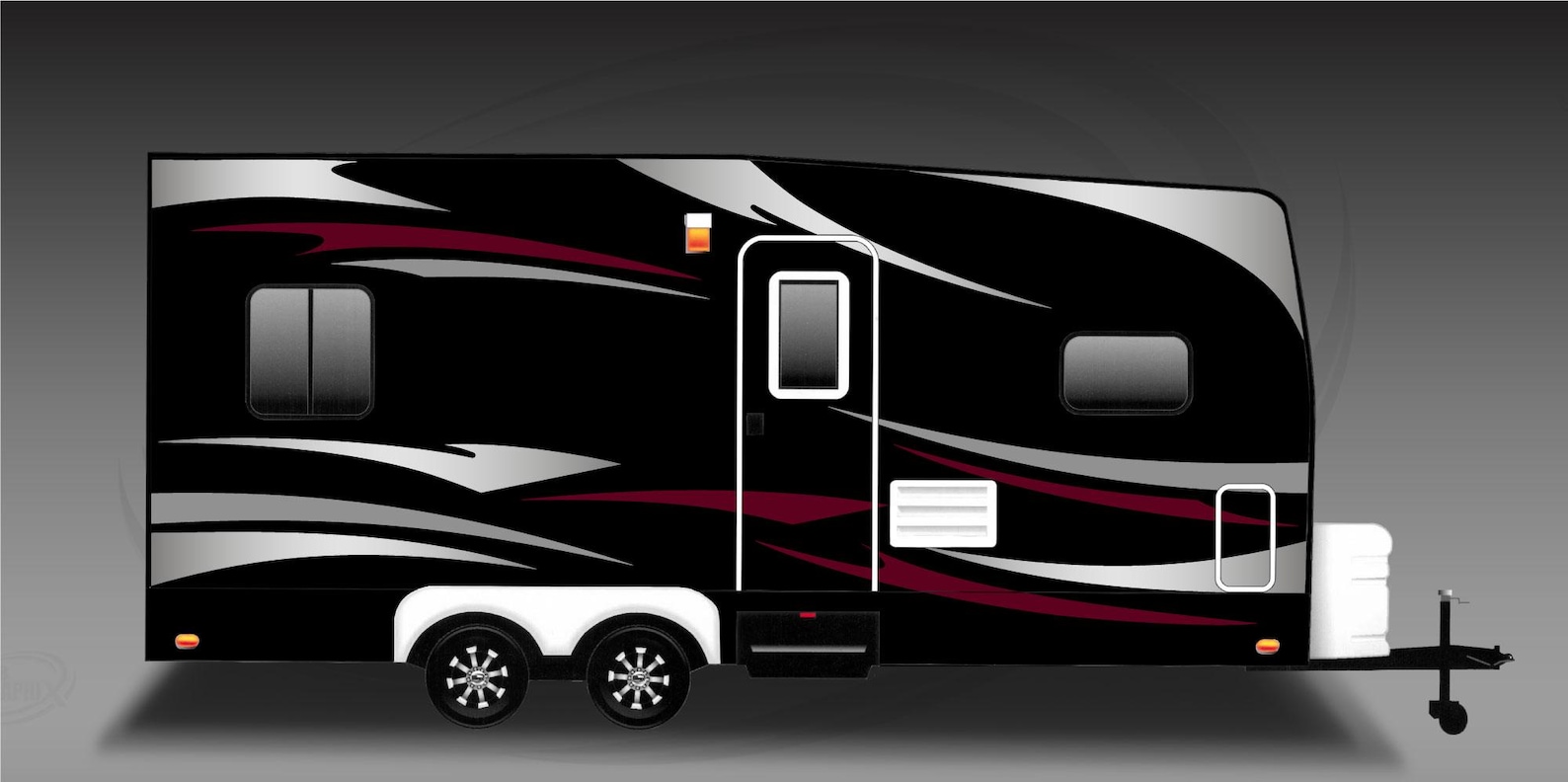 RV, Trailer Hauler, Camper, Motor-home Large Decals/graphics Kits - Etsy