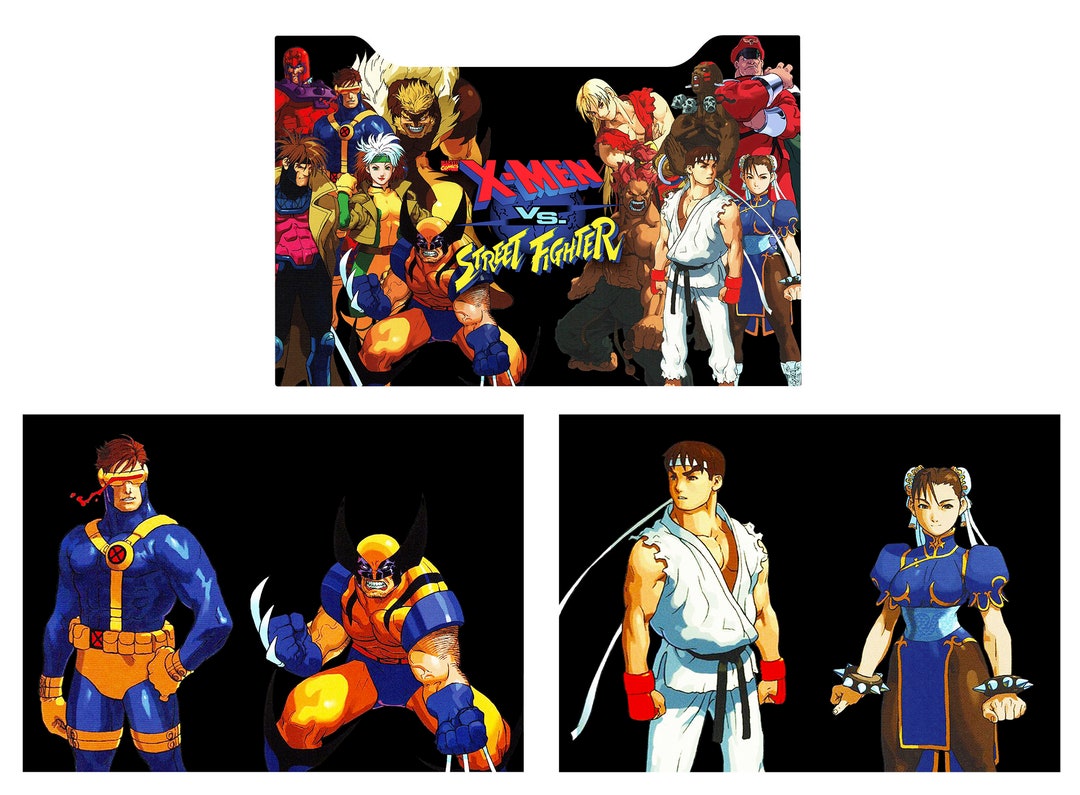 X-men Vs Street Fighter Arcade 1up Cabinet Riser Graphics X-men Vs Street Fighter Arcade 1up Cabinet Riser Graphics
