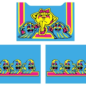 Custom Arcade 1up Cabinet Riser Graphics Decals Stickers