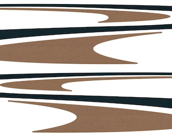 2 RV Trailer Camper Palomino Graphics Decals Stripes -2088