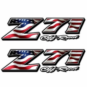 Pair 4x4 Z71 Offroad Chevy Bed Decals Stickers Truck-T-22