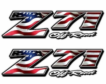 Pair 4x4 Z71 Offroad Chevy Bed Decals Stickers Truck-T-22