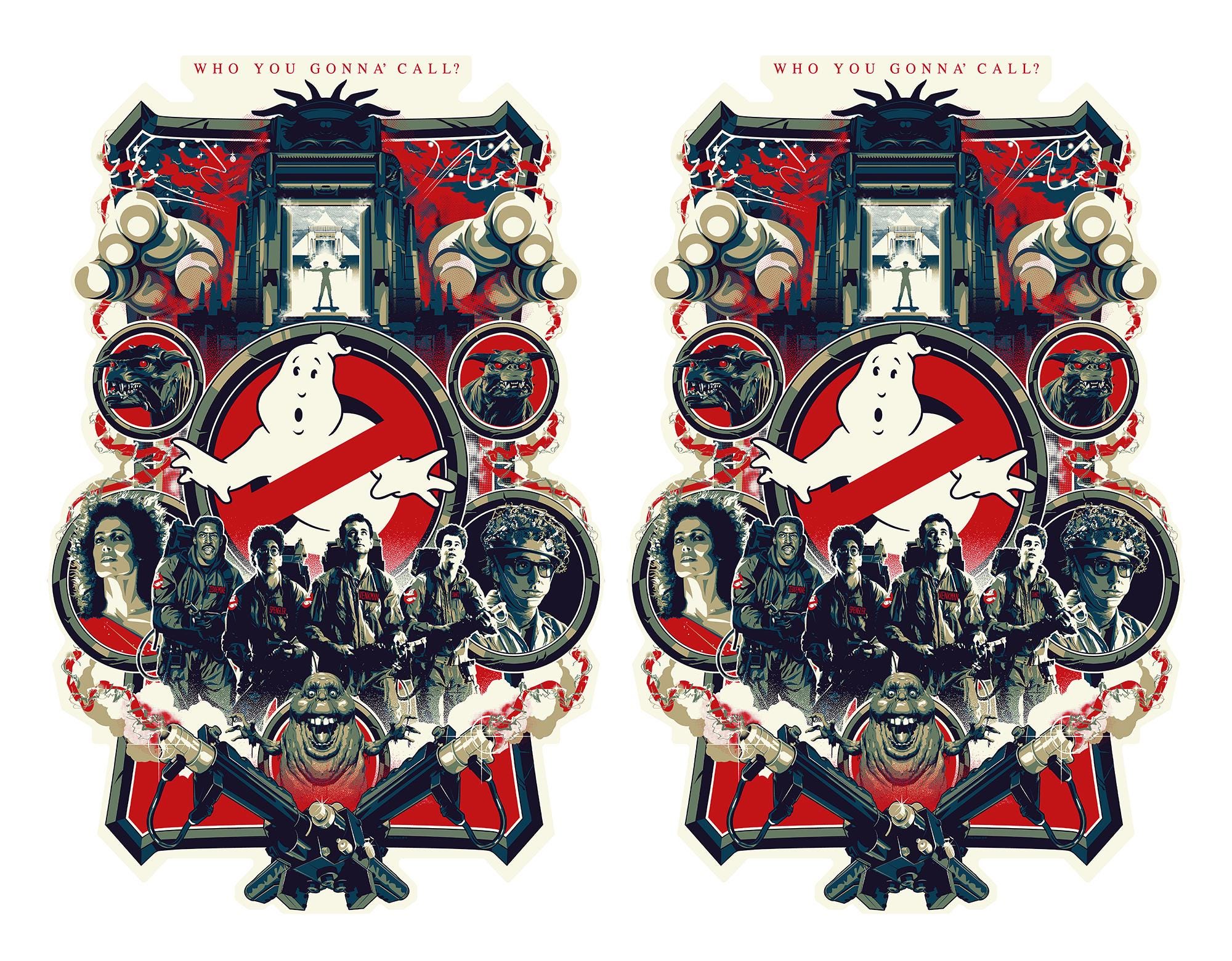 X2 GHOSTBUSTERS LOGO DÉCALCOMANIE, Autocollant Pare-chocs Camion Pare Brise 153846960140