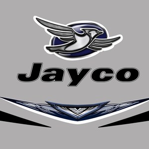 thumbnail image 2 of Jay Flight RV Trailer Decals Set – Swoosh Emblem Kit With Bird, Jayco Style – 3M Vinyl 2 of 2