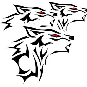 2010 Wolf Pack Large Wolf Pack logo Decal - RV Graphics Store