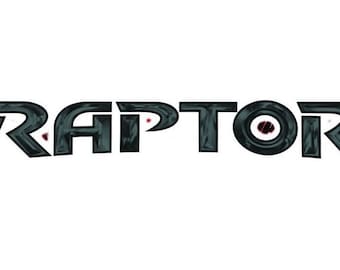 1 RV Trailer Keystone Raptor Logo Decal Graphic- 920
