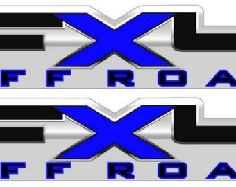 Pair 4x4 FX4 Off Road Bed Decals Stickers