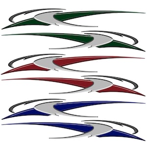 2 RV Trailer Truck Boat Accent Stripe Decals Graphics Color Choice