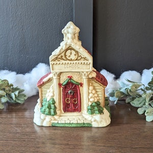 Ceramic Christmas village made new! – The Hydrangea Farmhouse