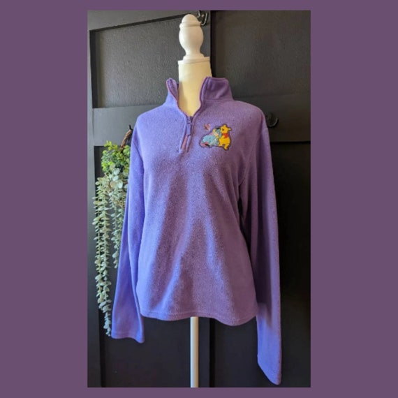 1990's Lavender Pooh Bear Pullover Sweatshirt, 90'