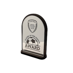 Personalised Football Trophy for Sunday League and Kids teams