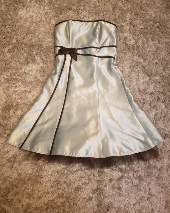 Gunne sax satin dress