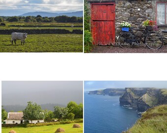 Pack of Blank Cards - Greeting Card Set of 6 or 12 ; Specialty Notecards; Irish scenery ; Ireland photography ; photo cards; Celtic photos