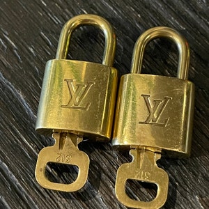 Louis Vuitton Padlock Lock and NO Key 307 LV Purse Charm 