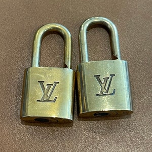 Louis Vuitton Padlock Lock and Key 313 LV Purse Charm Not 