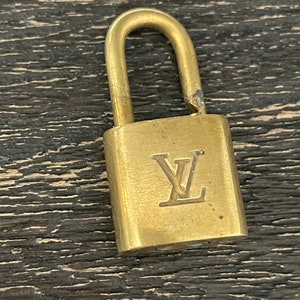 lv lock and key gold for purse