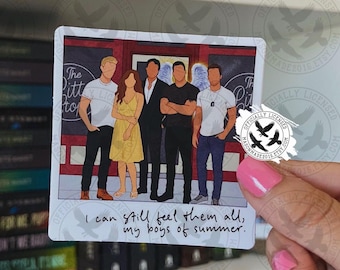 Ravenhood Boys Of Summer Licensed Sticker, Kate Stewart Book Sticker, The Ravenhood, Ravenhood E-Reader Sticker