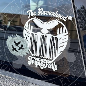 Licensed Triple Falls Ravenhood Decal, Kate Stewart Sticker, The Ravenhood Car Decal