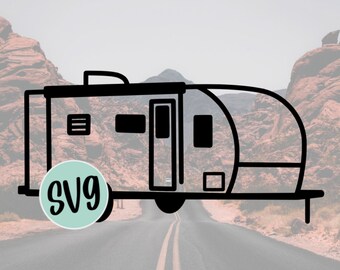 Download Travel Trailer Svg Etsy