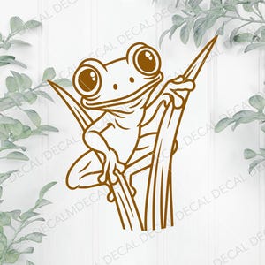Frog Car Decal