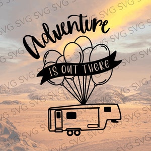 Fifth Wheel SVG, Fifth Wheel Adventure, Camper SVG, Camper Cut File, Camper Cutting File, Svg for Fifth Wheel