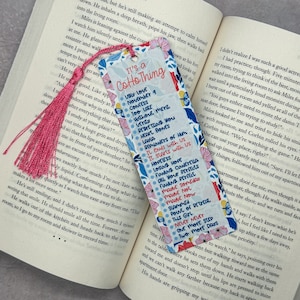 CoHo Bookmark Tropical, Colleen Hoover Reading List, CoHo Obsessed, Heart Bones Bookmark, CoHo Gift, CoHo Book Stack