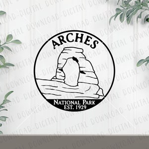 Arches National Park Svg