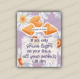 All Your Perfects Wall Art, CoHo Printable Wall Art, CoHo Graphic, Colleen Hoover Wall Art, All Your Perfects Will Dim