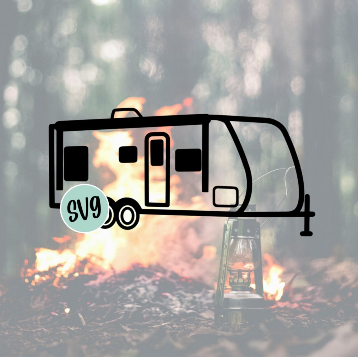 Travel Trailer SVG Camper Trailer Camper SVG Camper Cut | Etsy