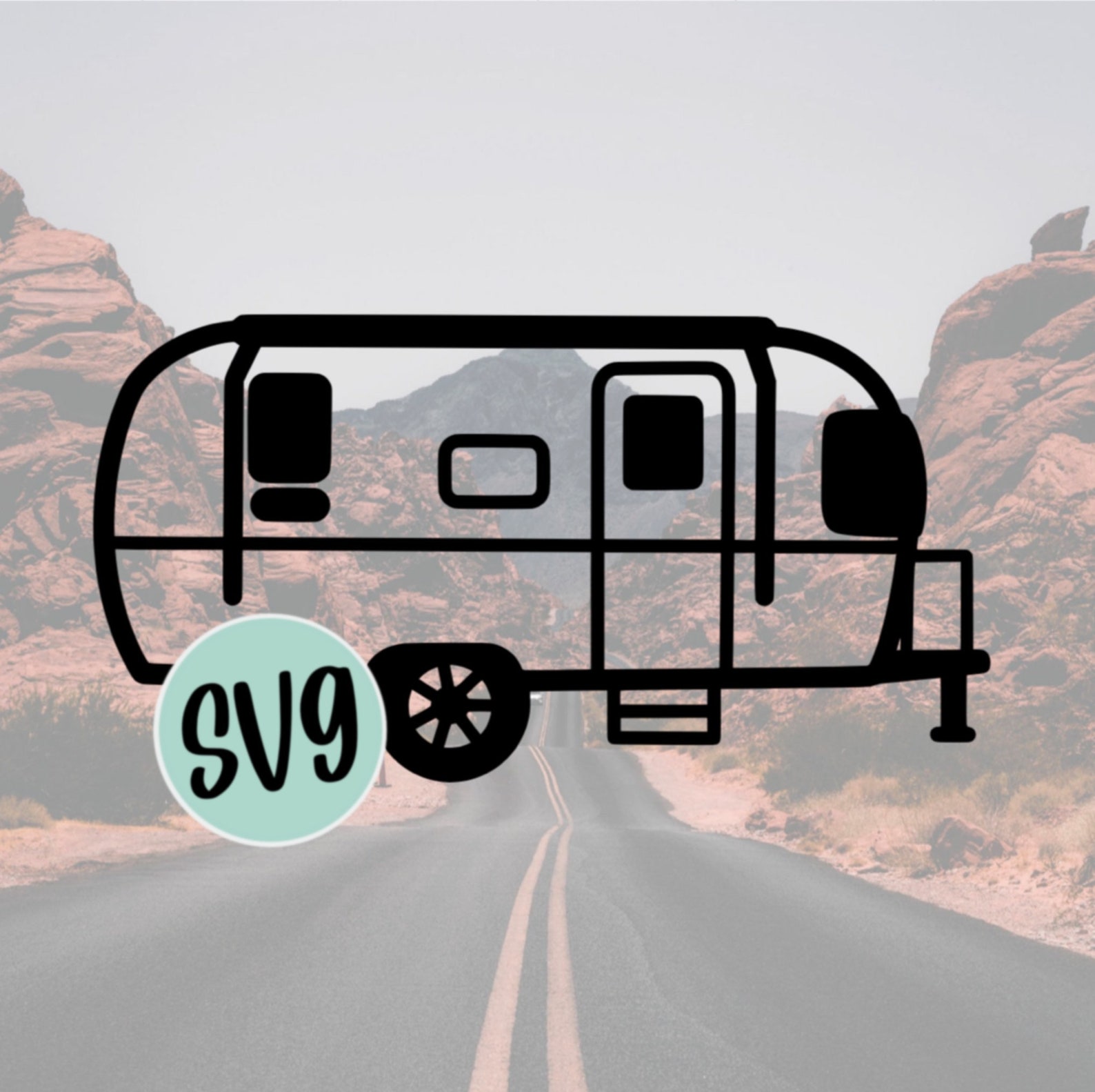 Trailer SVG Travel Trailer Mini Airstream SVG Camper SVG  Etsy