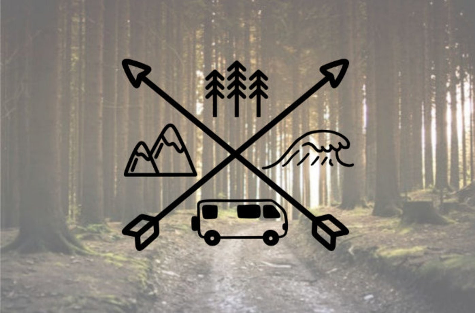 Van Life Decal Full Time Van Life vanlife Van Decal - Etsy
