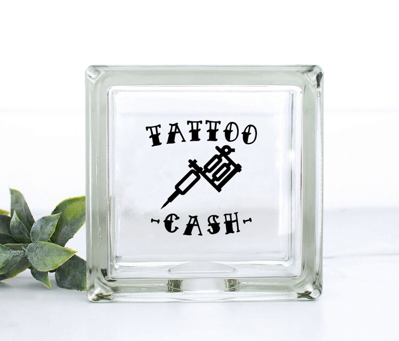 Tattoo Saving Jar Decal Tattoo Fund DIY New Tattoo Fund Etsy
