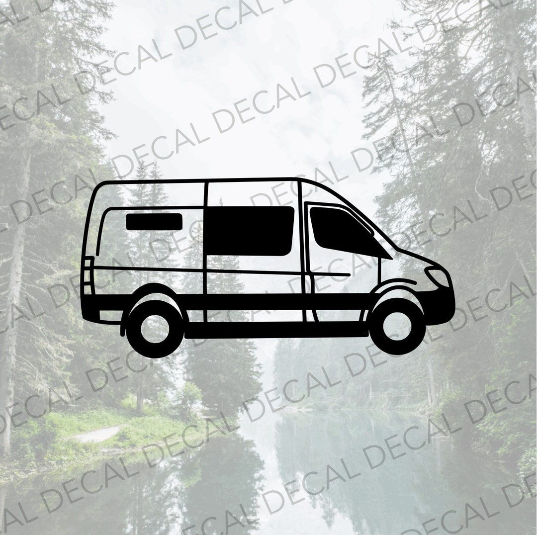 Camper Van Decal, Van Life Decal, Full Time Van Life, vanlife, Van