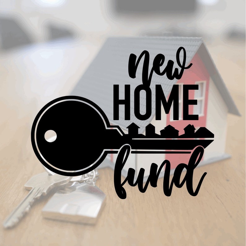New House Fund Decal Home Fund Decal Savings Jar Decal New Etsy